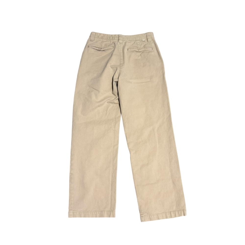 Aritzia TNA Khaki Denim Trouser High Waisted Jean Neutral Women's Size 4 - Picture 5 of 7